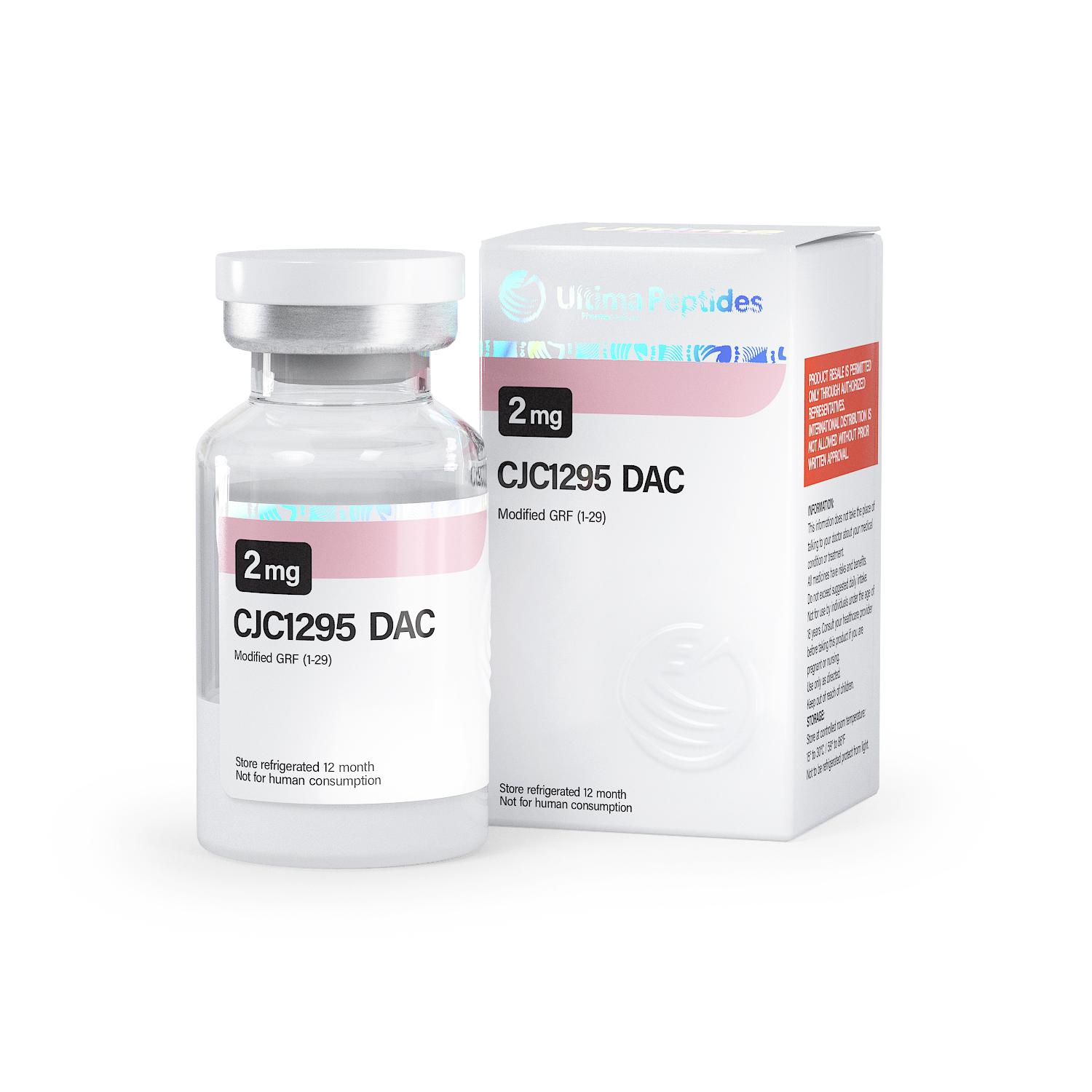 Ultima-CJC1295 DAC 2mg GHRH Peptide